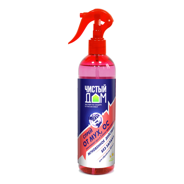 Спрей от мух и ос Чистый дом