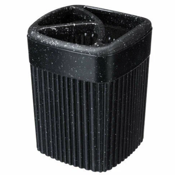 Стакан для зубных щеток Velvet 650 мл, черный