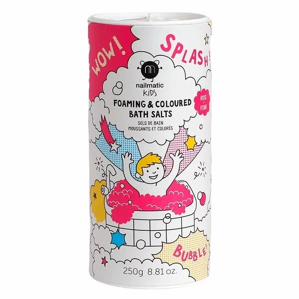 Соль-пена для ванн Нэйлматик розовая 250 г 