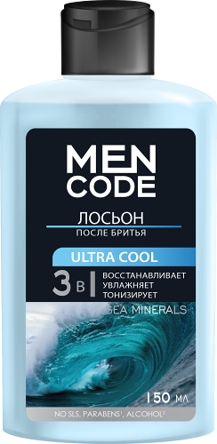 Лосьон после бритья Men Code Ultra Cool, 150 мл