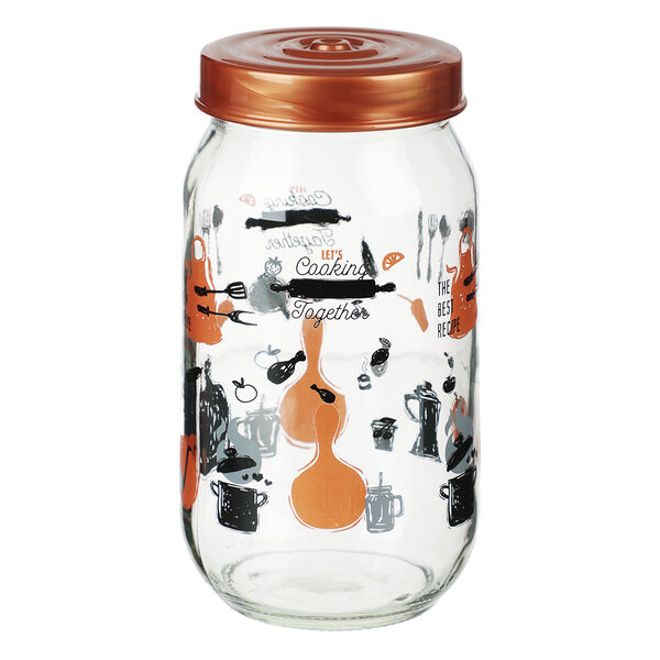 Herevin китчен банка для сыпучих продуктов, стекло, 1000мл, 171541-861