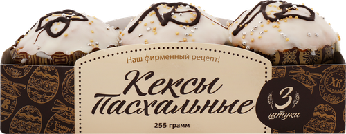 

Кексы Томин хлеб Пасхальные 3x85 г