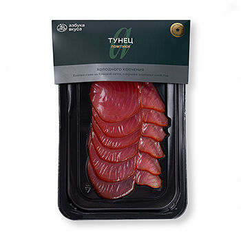 Тунец холодного копчения ломтики от Азбуки Вкуса