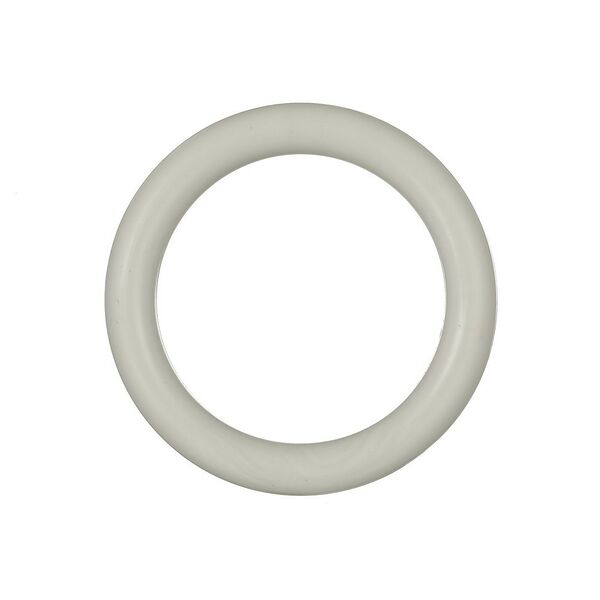 Кольцо с крючком Vito, 10 шт, пластик, белый