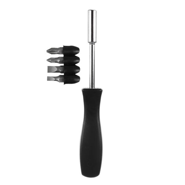 Рокот отвертка с 4 битами, 17.5 см