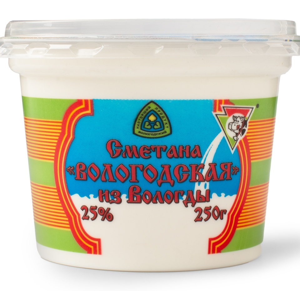 

Сметана Из Вологды Вологодская 25% 250 г