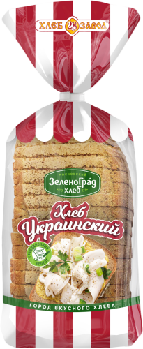 

Хлеб Хлебозавод №28 Украинский новый в нарезке 700 г
