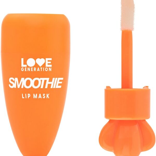 Маска для губ Love Generation Smoothies увлажняющая с кокосовым маслом и экстрактом алоэ Прозрачно-оранжевый Тон 03