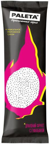 

Фруктовый лед Paleta Драконий фрукт с гуанабаной, 70 г