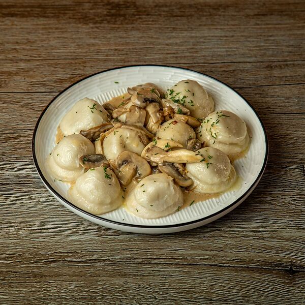 Вареники с грибами и картофелем