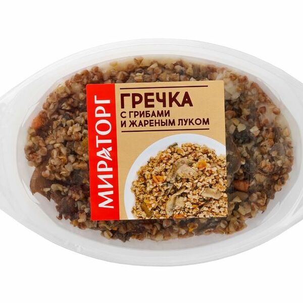 Гречка Мираторг с грибами и жареным луком