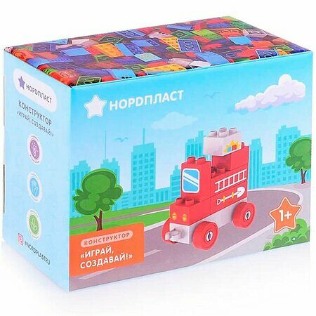 Конструктор Нордпласт Пожарная машина