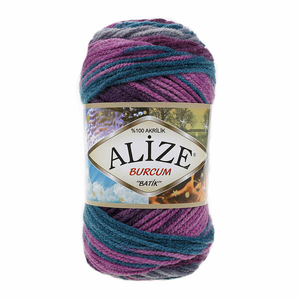 Пряжа ALIZE 'Burcum Batik' 100гр. 210м. (100% акрил) ТУ(3366 секционный)
