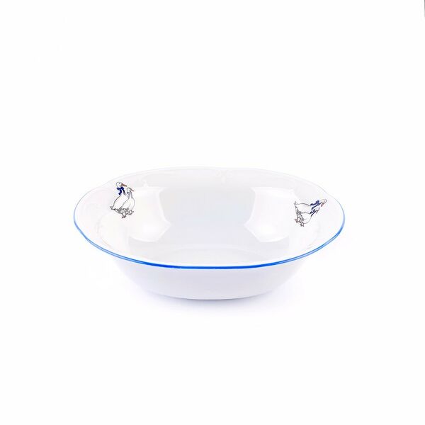 Салатник Cmielow Камелия Гуси, 23 см, фарфор