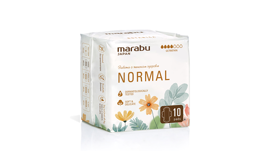 Прокладки гигиенические Marabu Normal ультратонкие (240 мм) 10 шт