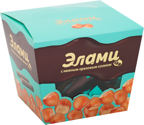 

Конфеты Элами Глазированные с ореховой начинкой весовые