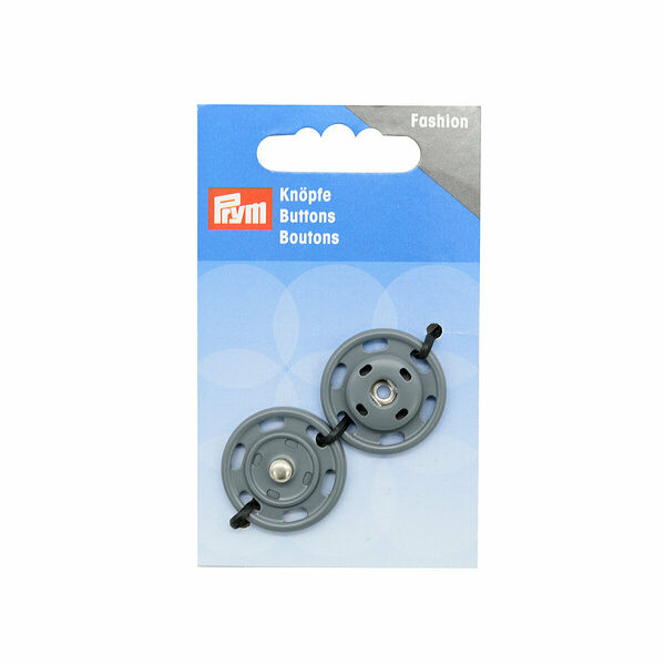 341838 Кнопки пришивные 25мм сeрый цв. 1шт. Prym