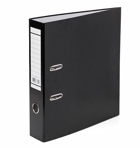Папка-регистратор Sigma черная, 70 мм