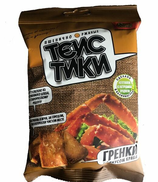 Гренки Тейстики со вкусом краба