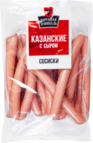 

Сосиски Торговая площадь Казанские с сыром вареные вес