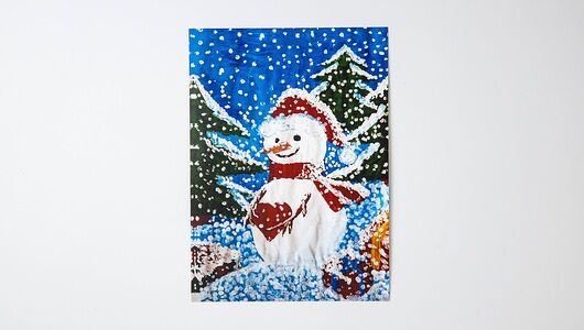 Открытка новогодняя 