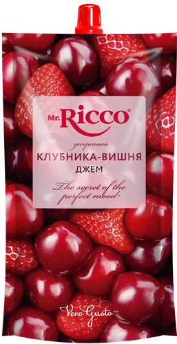 

Джем десертный Mr.Ricco Клубника-вишня 300 г