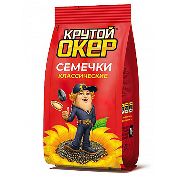 

Семена подсолнечника Крутой Окер жареные 280 г