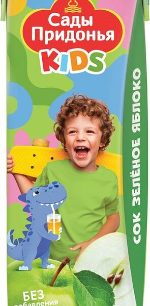 Сок Сады Придонья Kids Зеленое яблоко с 4 месяцев 200мл
