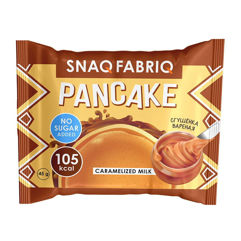 

Панкейк Snaq Fabriq Pancake вареная сгущенка без сахара 45 г