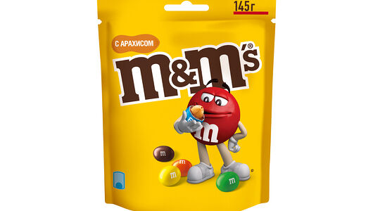 Конфеты M&M's драже c арахисом и молочным шоколадом для компании 145г