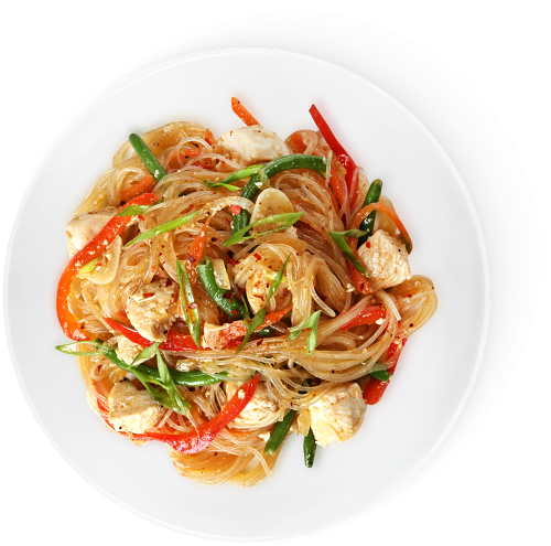 Лапша М-Кухня вок с курицей и овощами