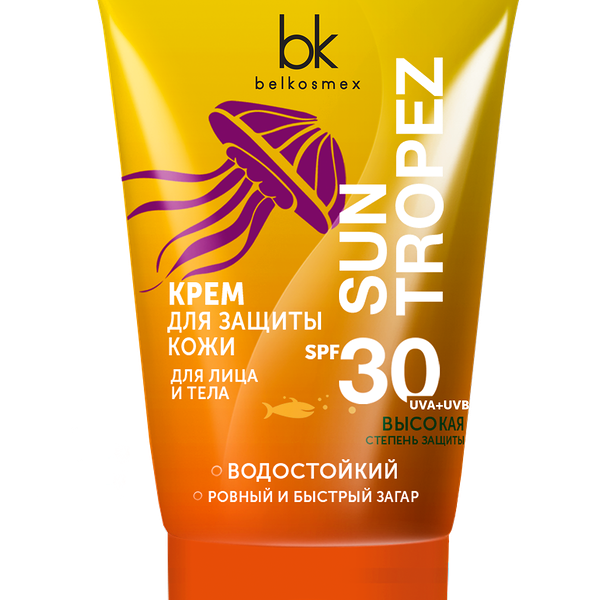 Крем для защиты кожи для лица и тела SPF30 SUN TROPEZ  120г