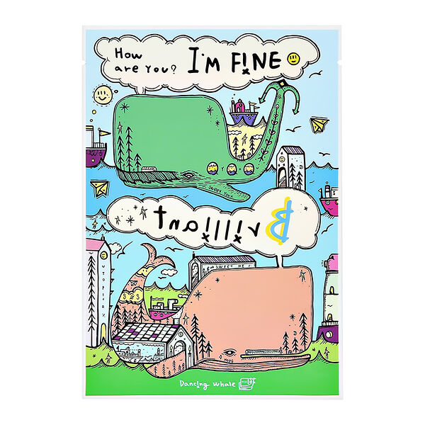 Маска для лица Dancing Whale для сияния кожи 28 г