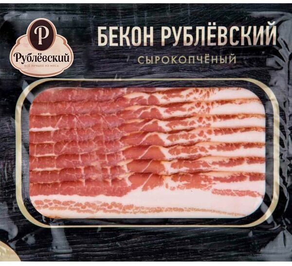 Бекон Рублевский сырокопченый нарезка 150г