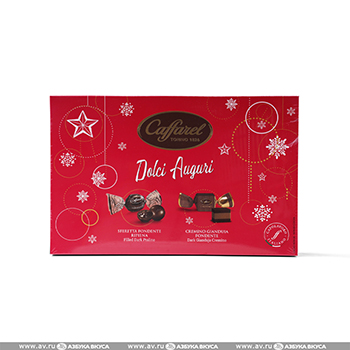 

Шоколадные конфеты Caffarel dark Xmas box 160г, Италия