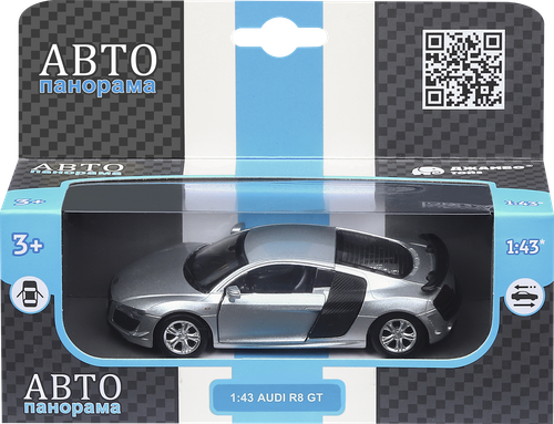 

Машинка Автопанорама Audi R8 GT металлическая 1:43 цвет в ассортименте