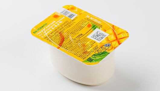 Творог мягкий из цельного молока с манго 5-8,6%