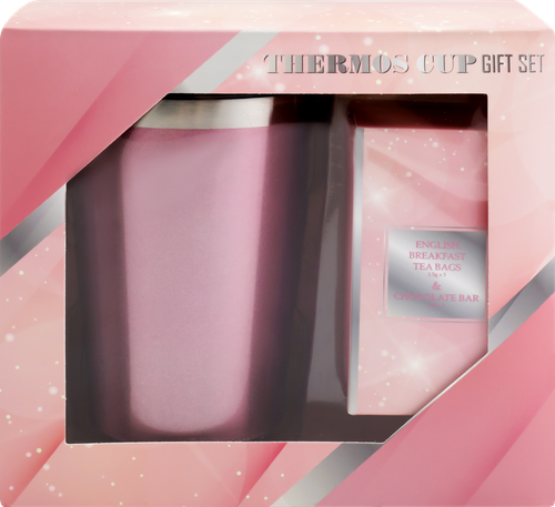 

Набор подарочный for woman c чаем шоколадом и термокружкой 350 г