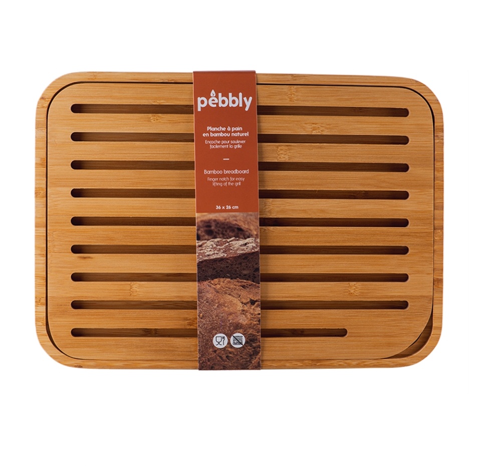 

Доска для хлеба Pebbly бамбуковая цвет натуральный