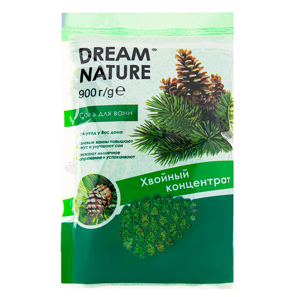 Соль для ванн Dream Nature Хвойный концентрат 900 г
