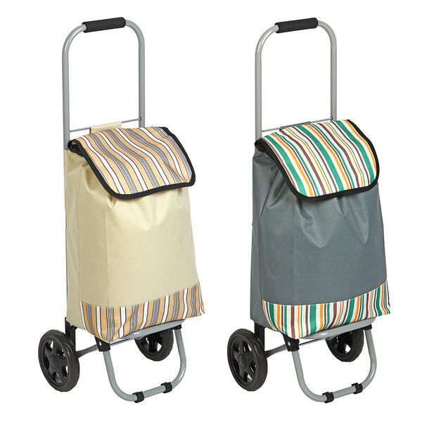 Vetta тележка + сумка, до 15кг, 27х32х88см, 22л, брезент, колеса эва d15см