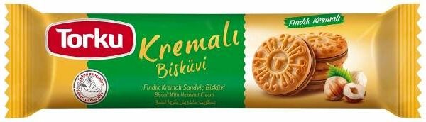 Печенье Torku Kremali с кремом из фундука