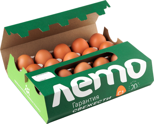 

Яйца куриные Лето С1 коричневые 20 шт.