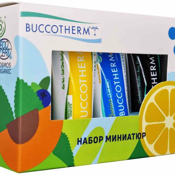 Набор зубных паст Buccotherm, 4 шт