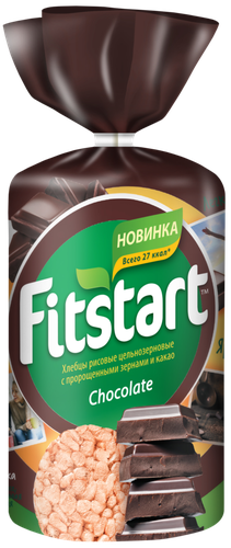 

Хлебцы рисовые FITSTART Chocolate, 100г
