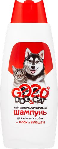 

Шампунь для собак и кошек Good Dog-Cat антипаразитный