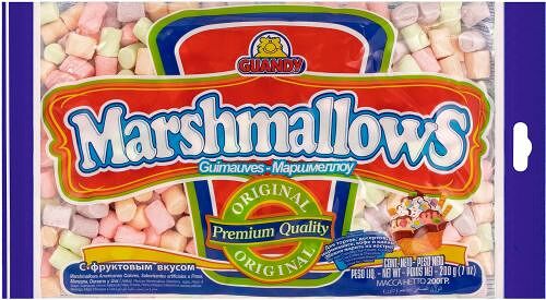 Маршмеллоу Guandy Фруктовый мини цветной, 200г
