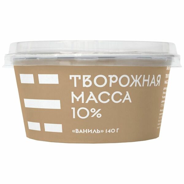 Масса творожная с ванилью 10%, «Братья Чебурашкины»