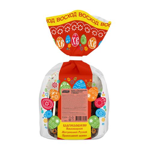 

Кулич Восход Пасхальный традиционный с изюмом 300 г
