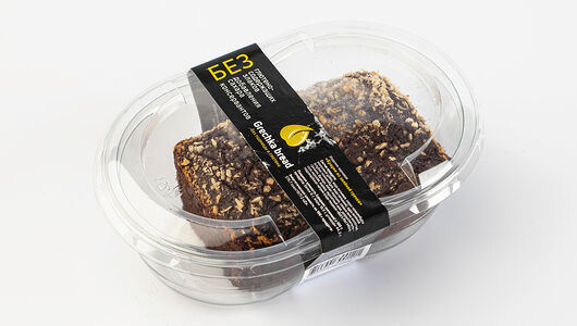 Брауни из зеленой гречки